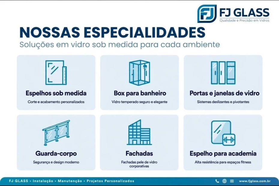 Foto 3:  — FJ Glass Vidros e Esquadrias